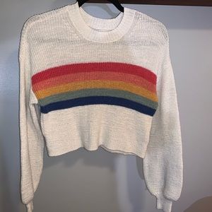 Rainbow American Eagle Sweater